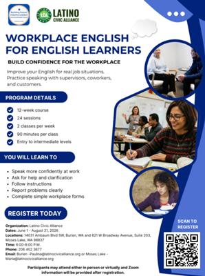 Workplace for English Learners